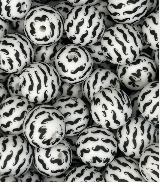 Moustache 15mm Beads - The Missing Link