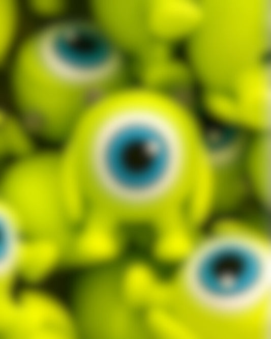 3D Green One Eyed Monster Focal (Not for Teething)