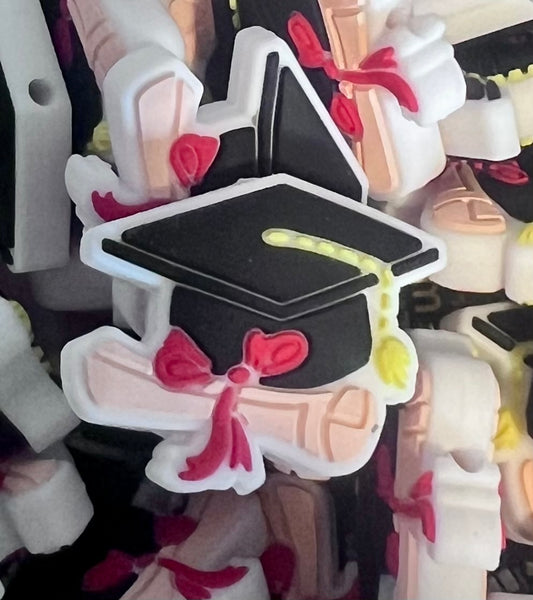 Graduation hat w/ Scroll Focal
