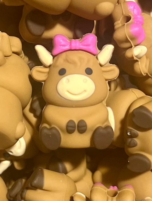 3D Highland Cow Girl (NOT SAFE FOR TEETHING)