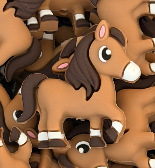 Brown Horse - 3D Focal (NOT SAFE FOR TEETHING)