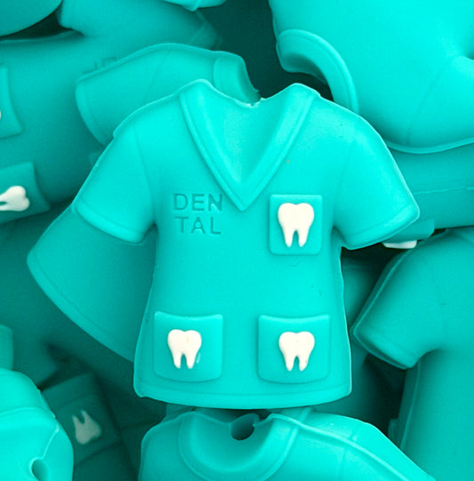Dentist Scrub - 3D Focal (NOT SAFE FOR TEETHING)