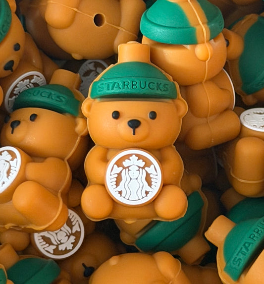 Bear Coffee - 3D Focal (NOT SAFE FOR TEETHING)