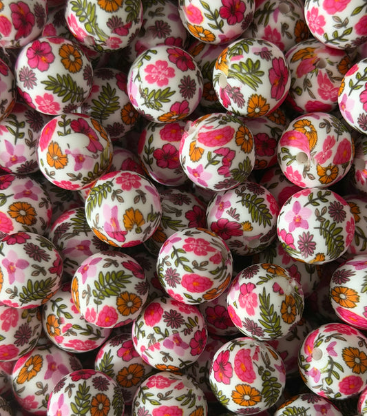Fernfield 15mm Printed Bead