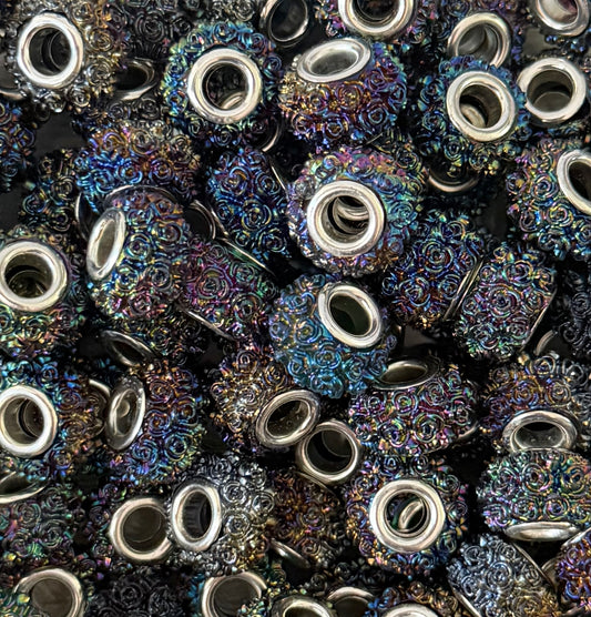 Rose Acrylic Beads