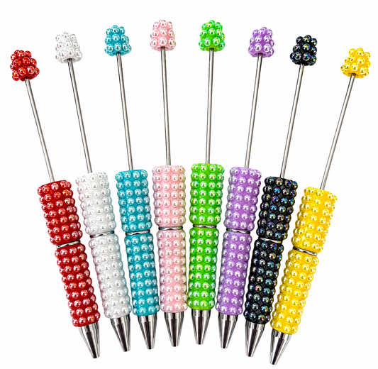 Large Jewel Plastic Pens