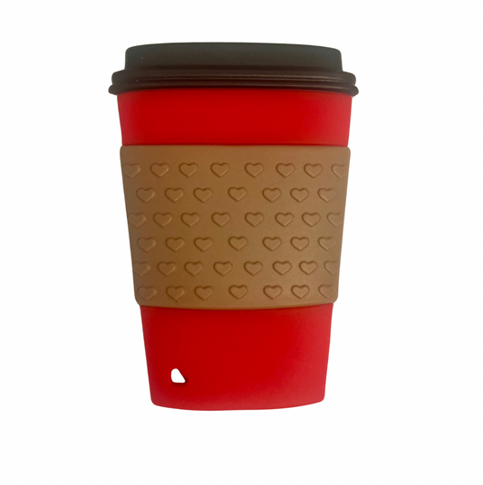 Red Coffee Cup Teether - Exclusive Baby Boos