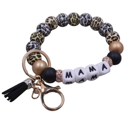 Personalized MAMA Bracelet Keychain