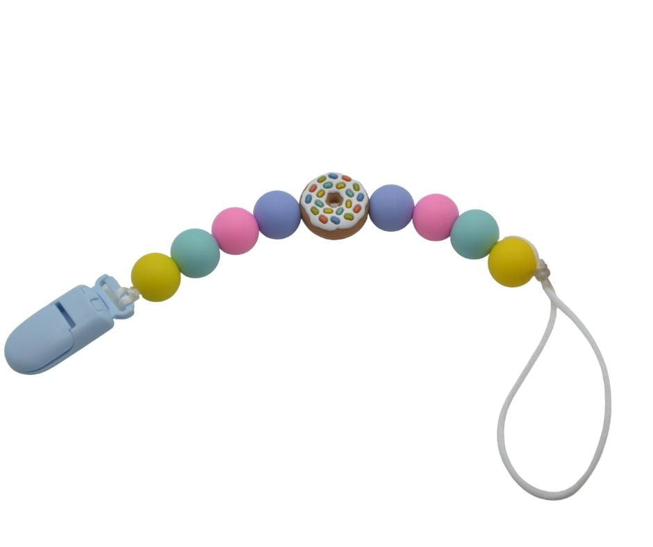 Donut Pacifier Clip