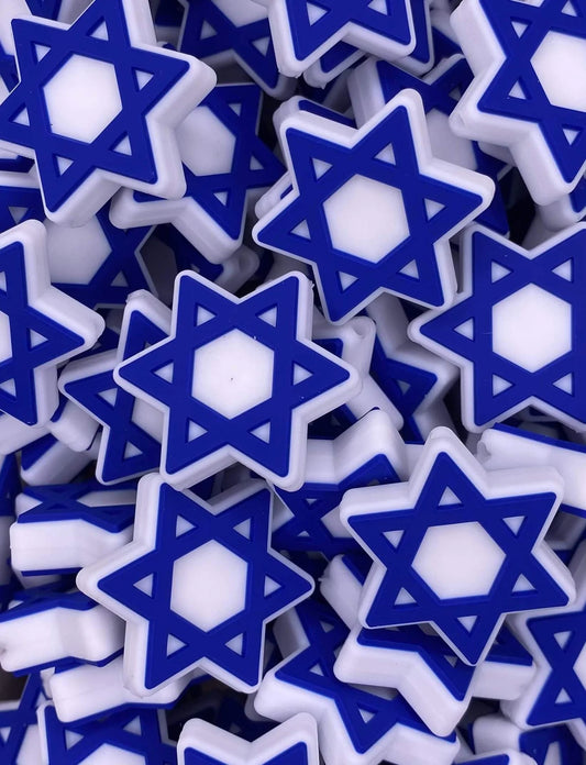 Star of David Focal Bead